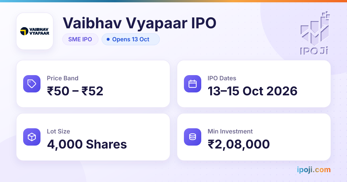 Vaibhav Vyapaar IPO